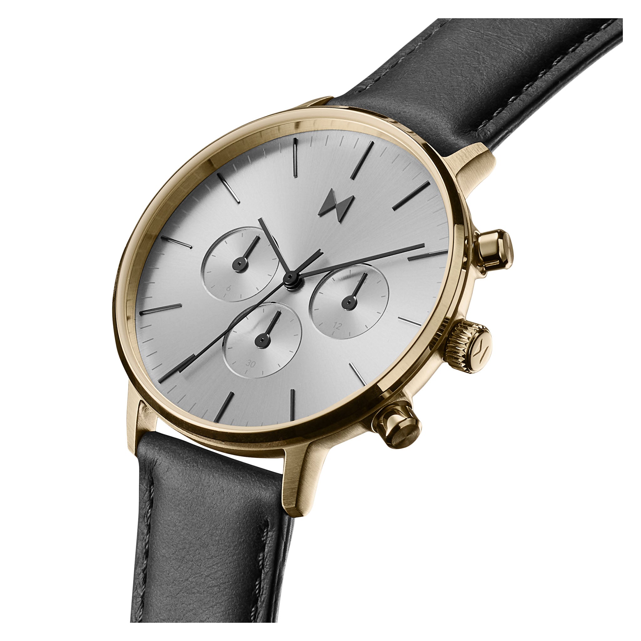 MVMT Grey Leather Light Grey Dial Multi-function Men's - 28000282D