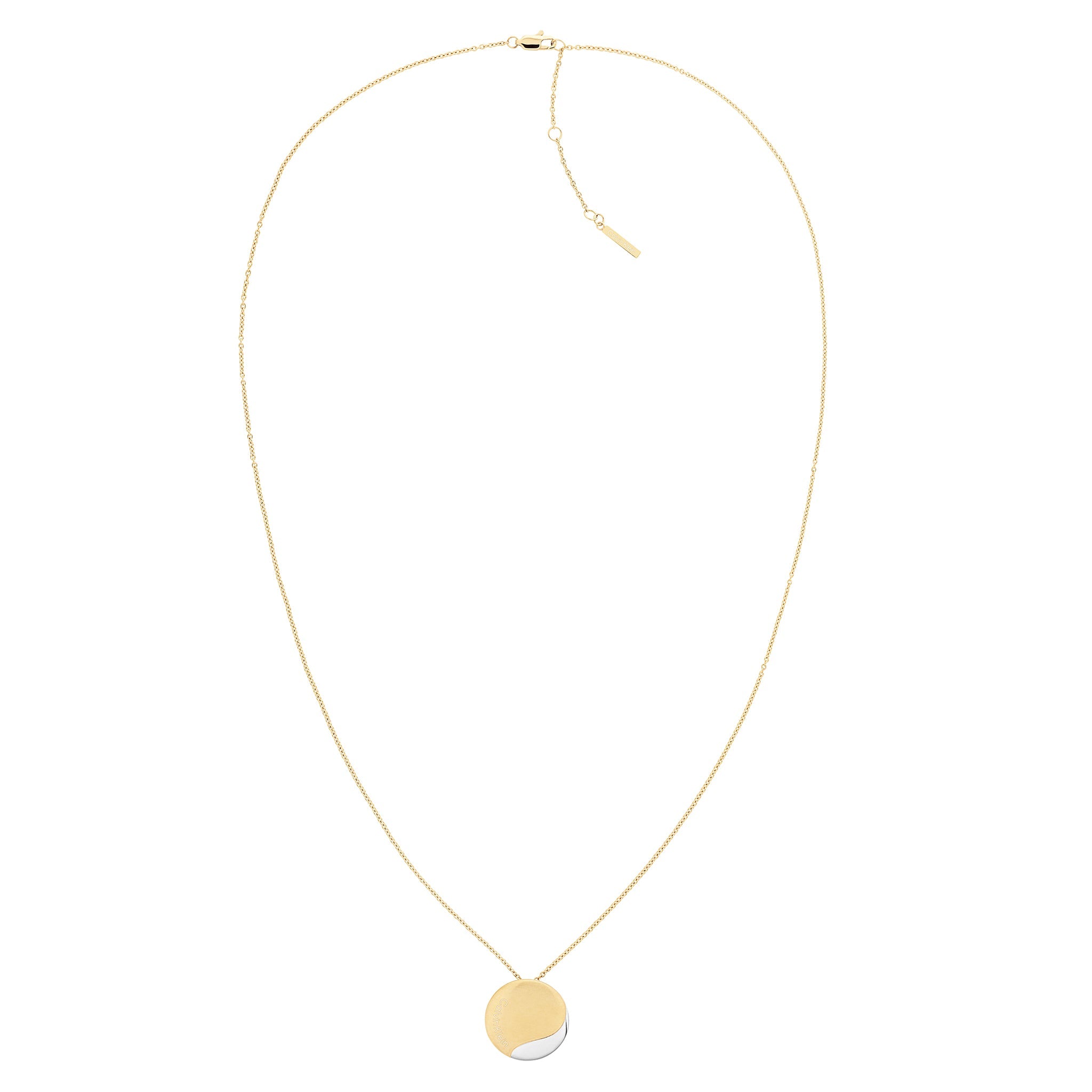 Calvin Klein Jewellery Silver & Gold Steel Women's Pendant Necklace - 35000149