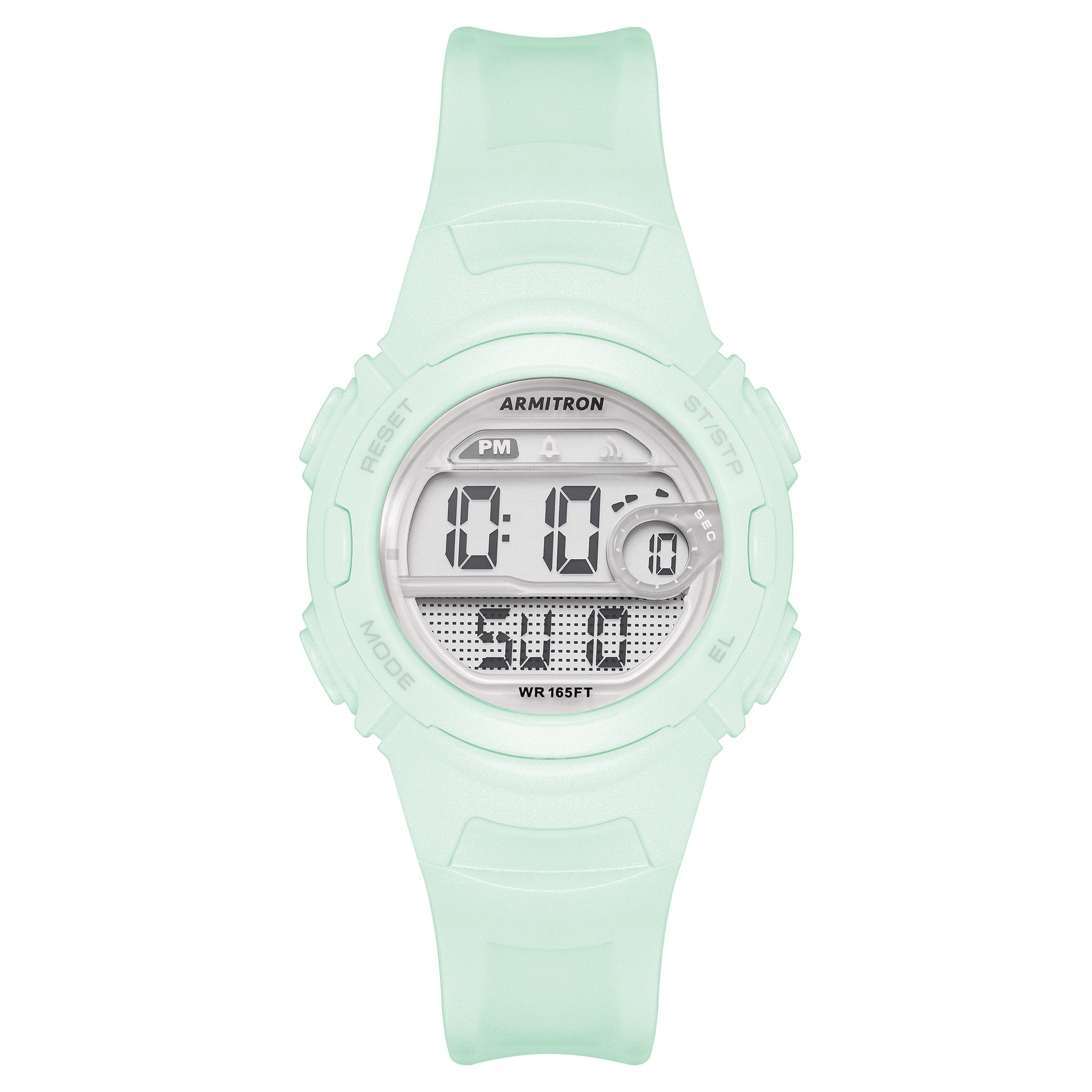 Armitron 33.50mm Mint Plastic Band Kids Digital Watch - 457088PMT