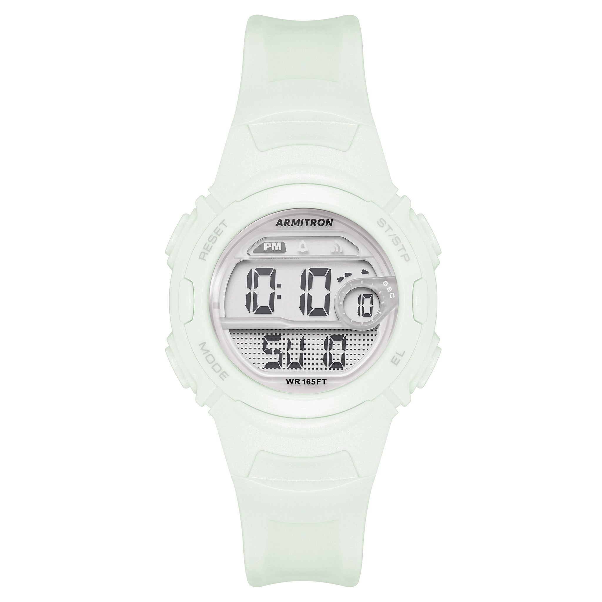 Armitron 33.50mm White Plastic Band Kids Digital Watch - 457088PWT