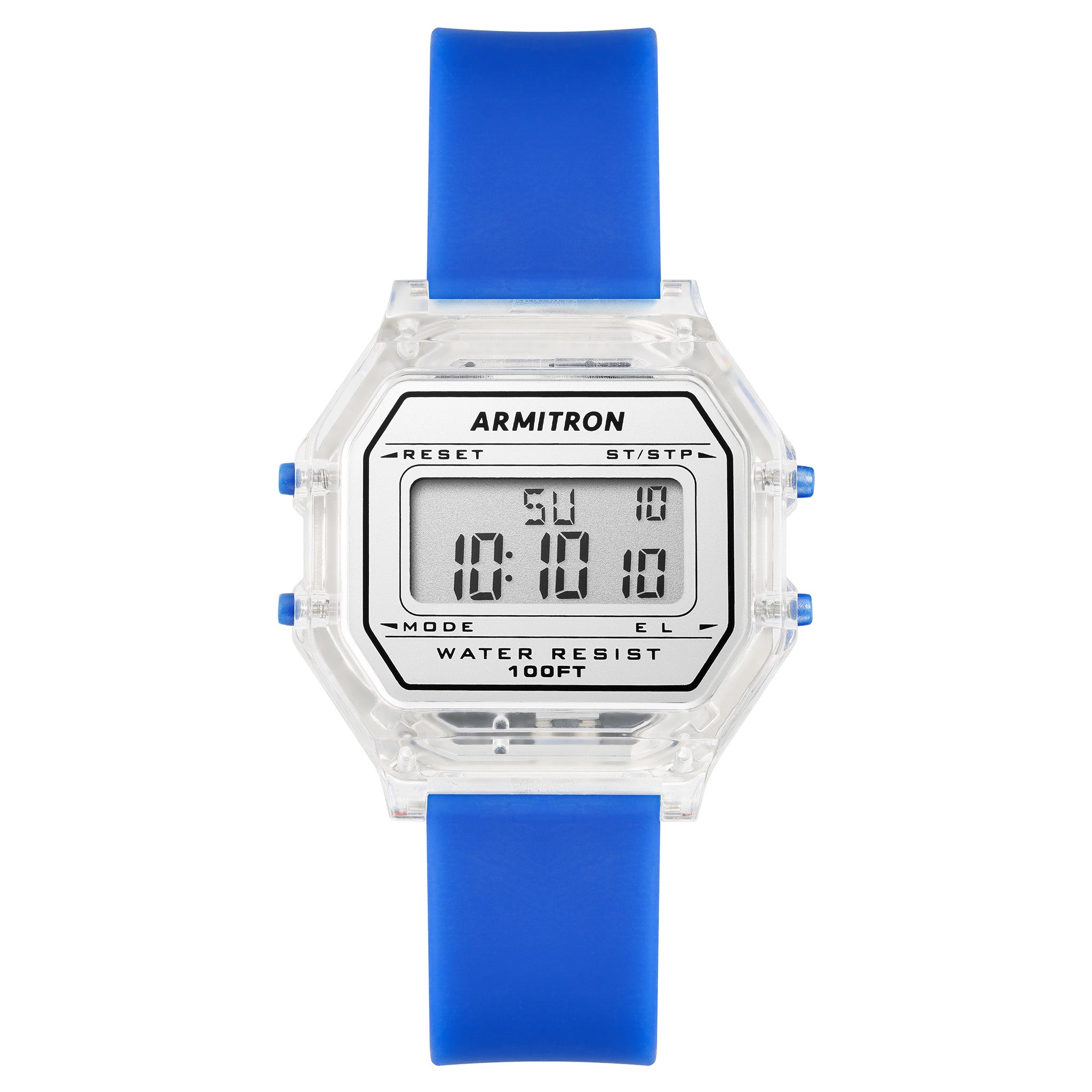 Armitron 33.00mm Blue Silicone Band Kids Digital Watch - 457137BLU