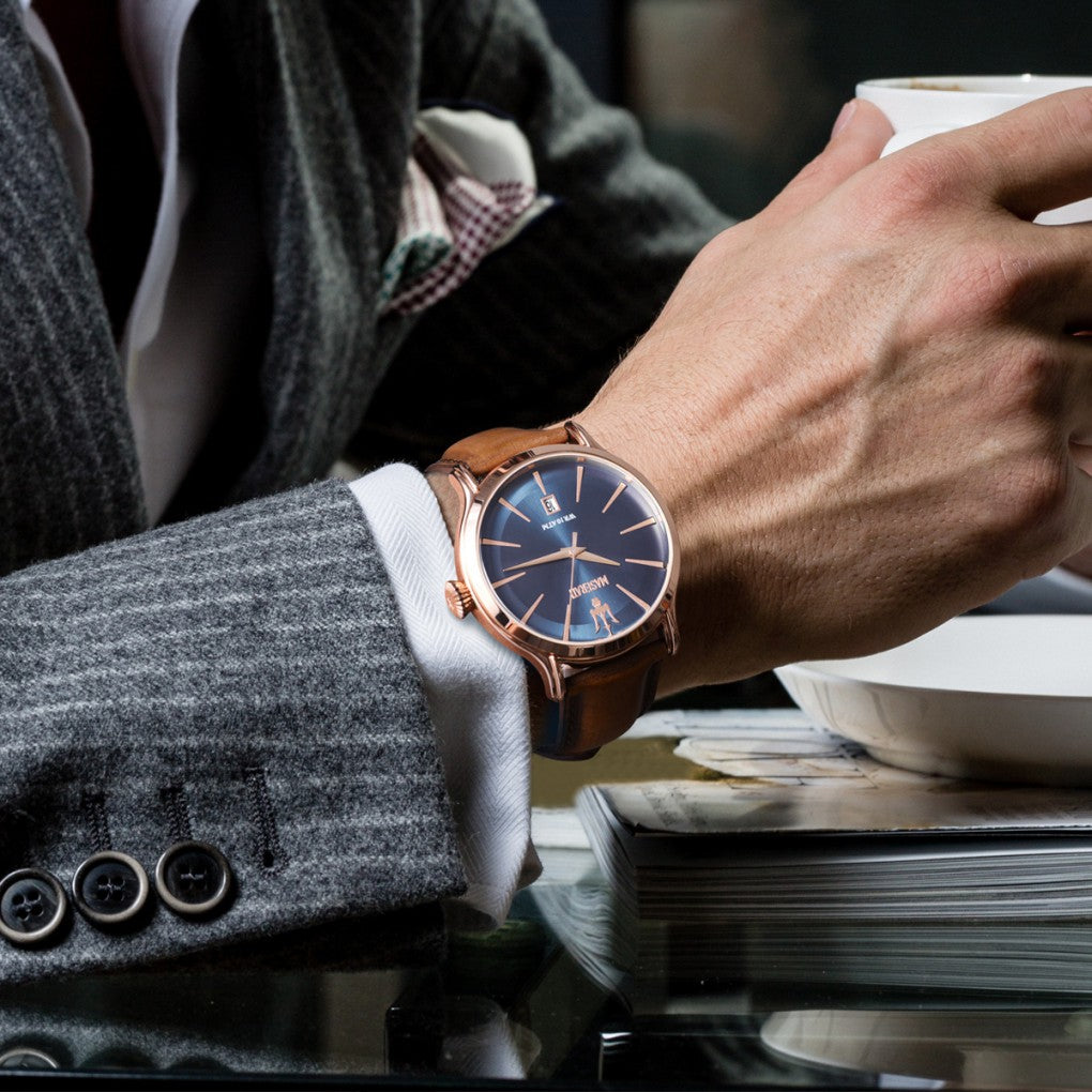 Maserati Epoca Men's Brown Leather Watch - R8851118001