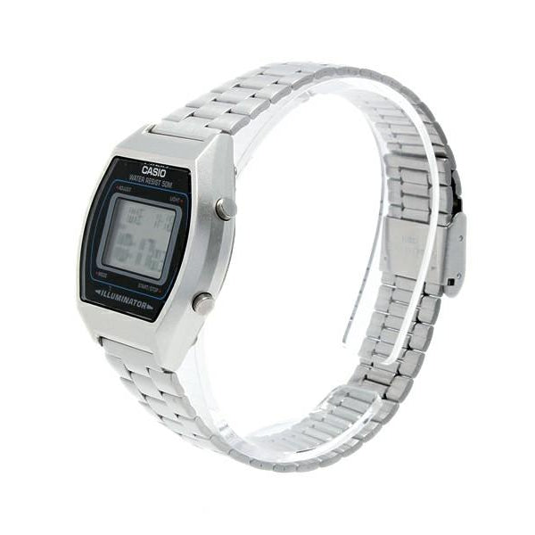 Casio Classic 39mm Silver Steel Digital Men's Watch - B640WD-1A