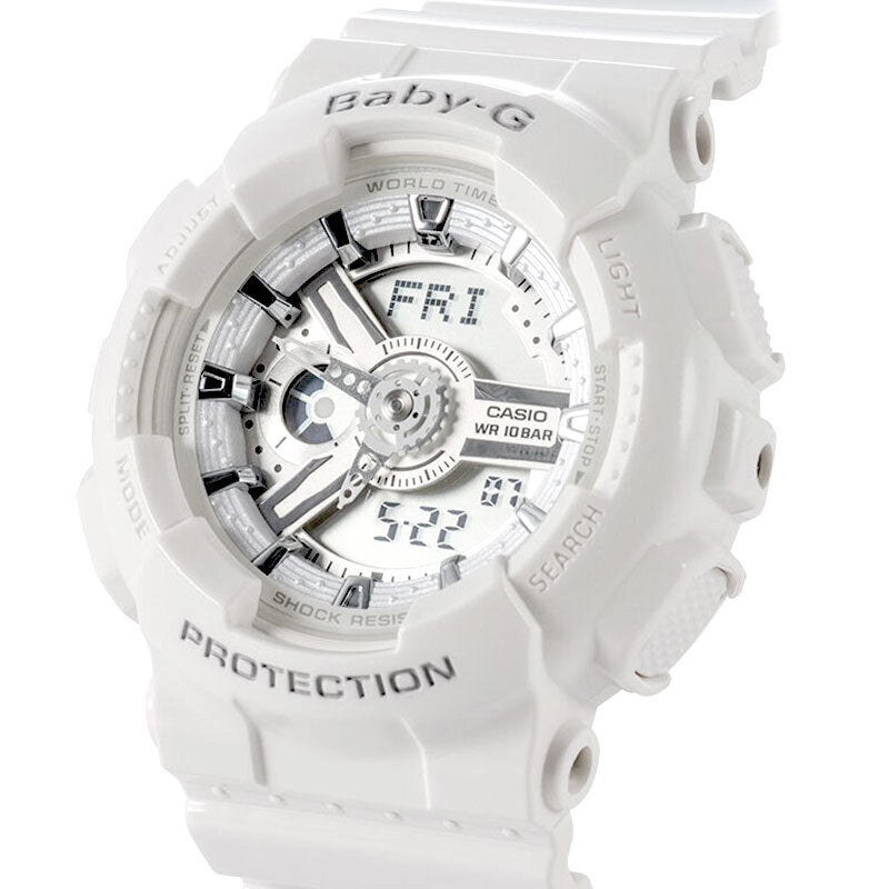 Casio BABY-G White Digital Women's Watch - BA110-7A3