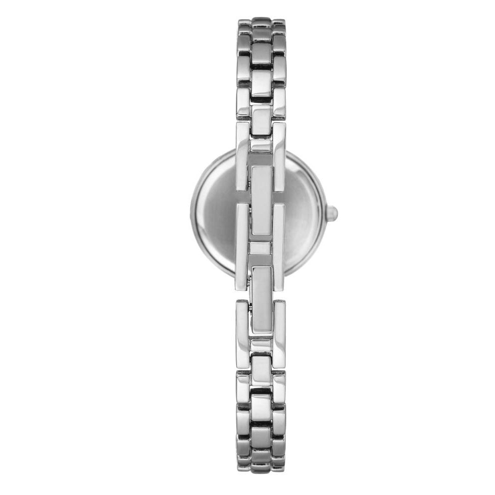 Armitron Silver-Tone Band Mother of Pearl Dial Women's Watch - 755536MPSV