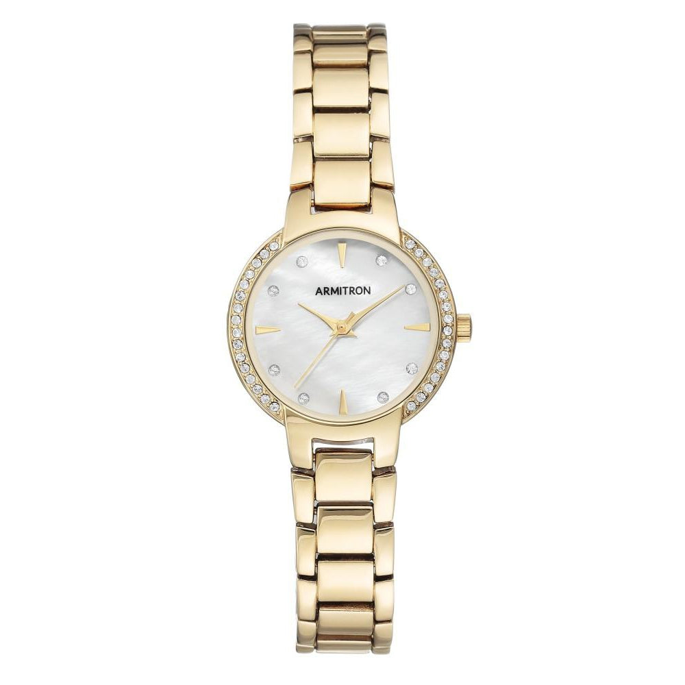 Armitron Gold Steel Women's Watch - 755587MPGP