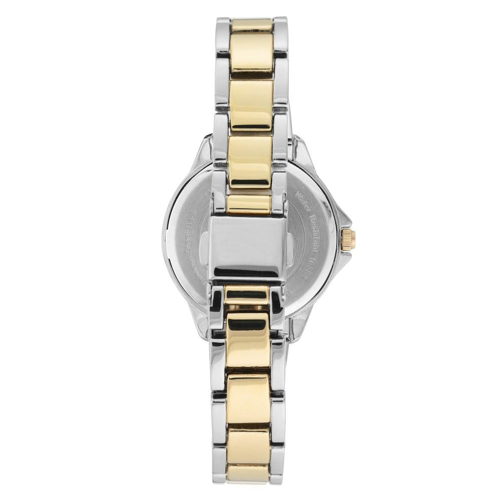Armitron Two-Tone Band White Mother of Pearl Dial Women's Watch - 755658MPTT