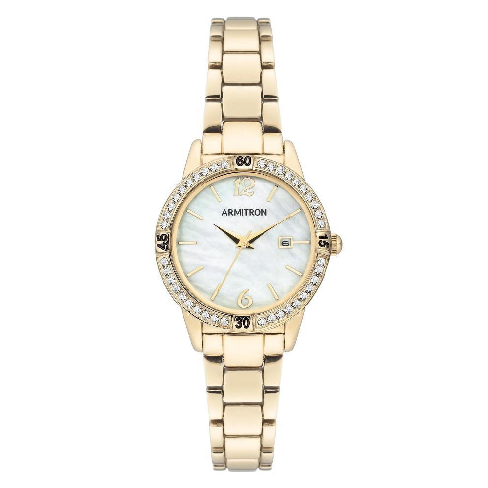 Armitron Gold Steel Women's Watch - 755658MPGP