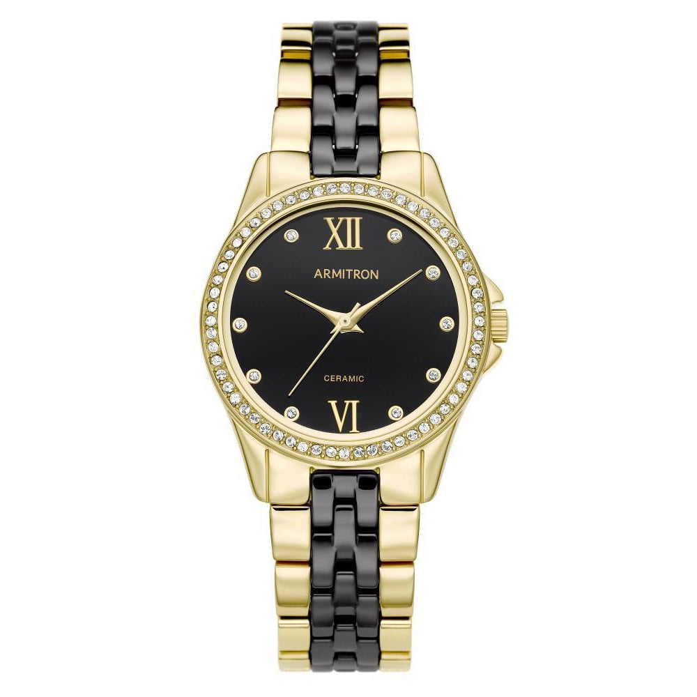 Armitron Two-Tone Women's Watch - 755715BKGP