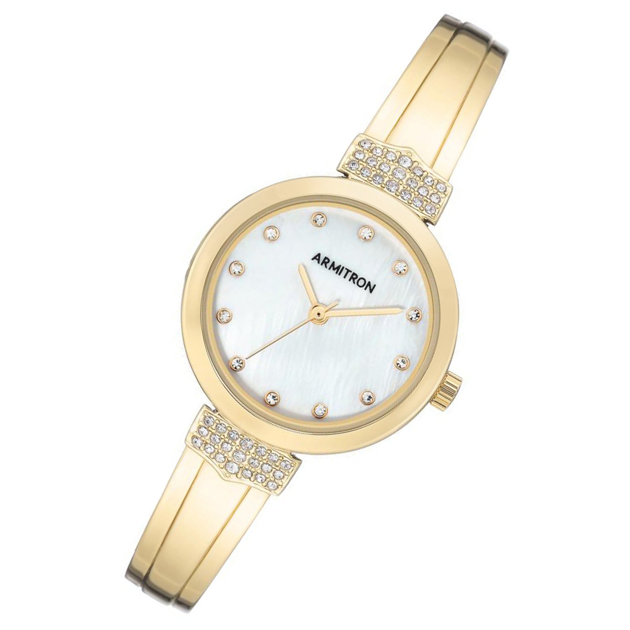 Armitron Gold Steel Bangle Women's Watch - 755637MPGP