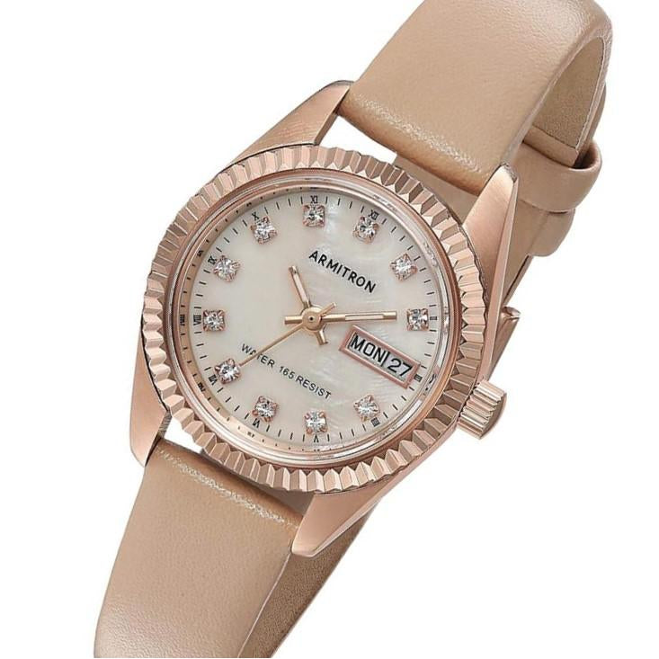 Armitron Smooth Leather Women's Watch - 755726BMRGBH
