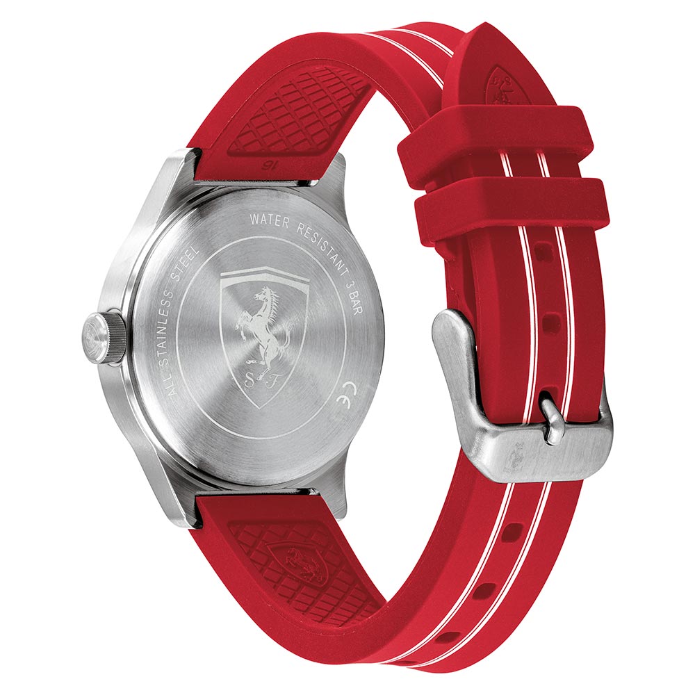 Scuderia Ferrari Academy Red Silicone Kids Watch - 810023