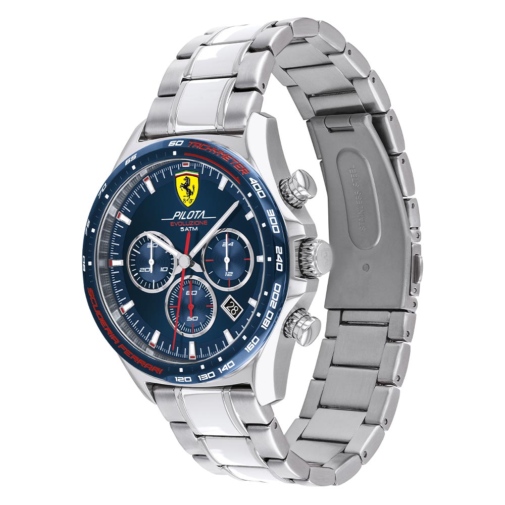 Scuderia Ferrari Pilota Evo Stainless Steel Chrono Men's Watch - 830749