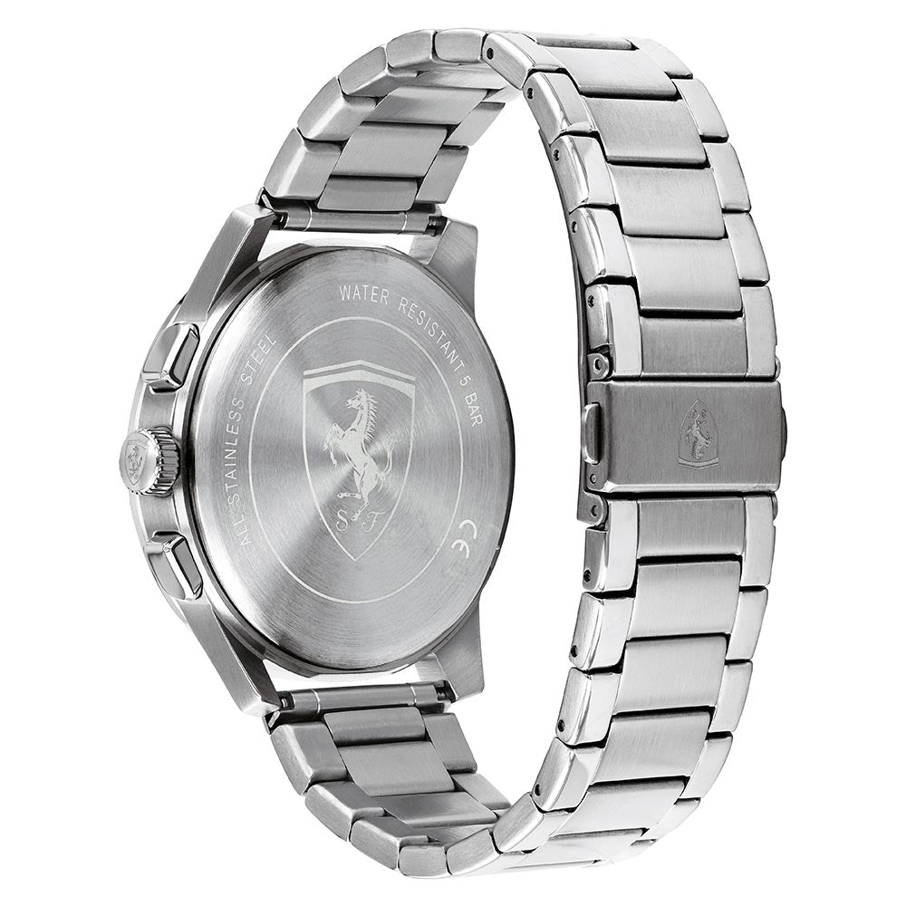 Scuderia Ferrari Grand Tour Silver Steel Men's Multi-function Watch - 830804