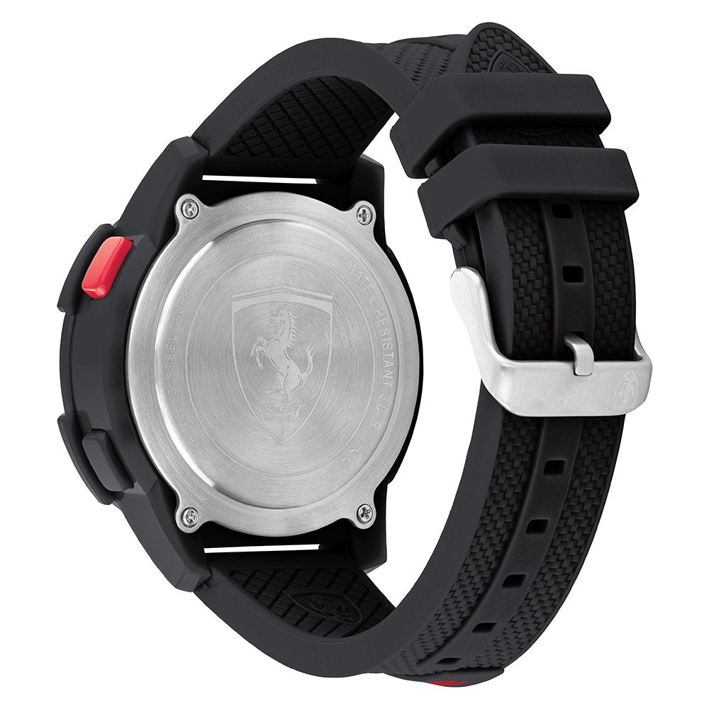 Scuderia Ferrari Apex Superfast Black Silicone Men's Digital Watch - 830856