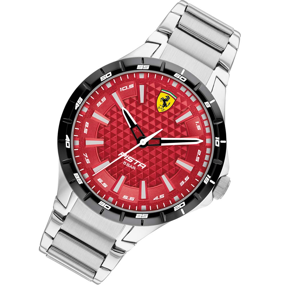 Scuderia Ferrari Pista Stainless Steel Men's Watch - 830865
