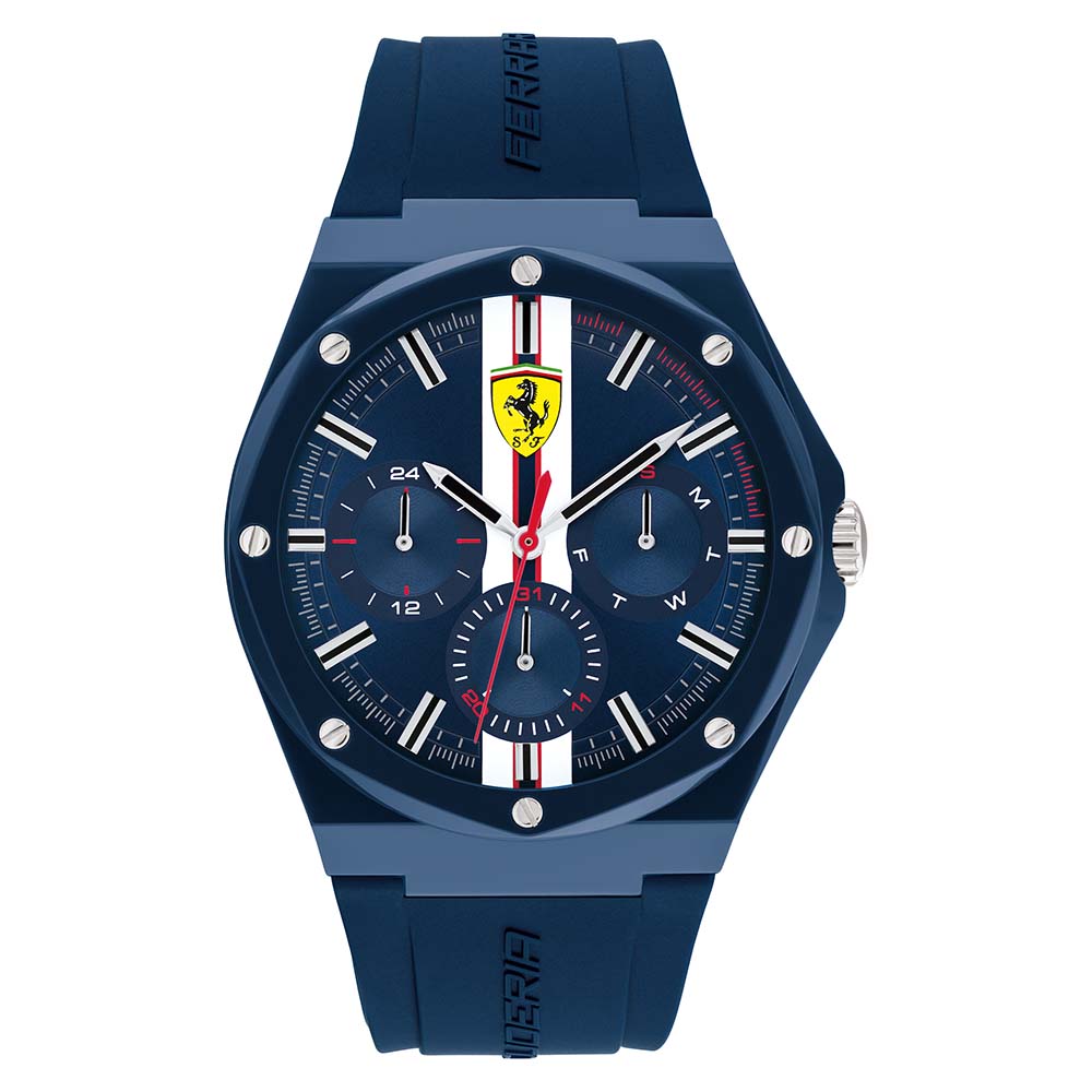 Scuderia Ferrari Aspire Blue Silicone Men's Multi-function Watch - 830869