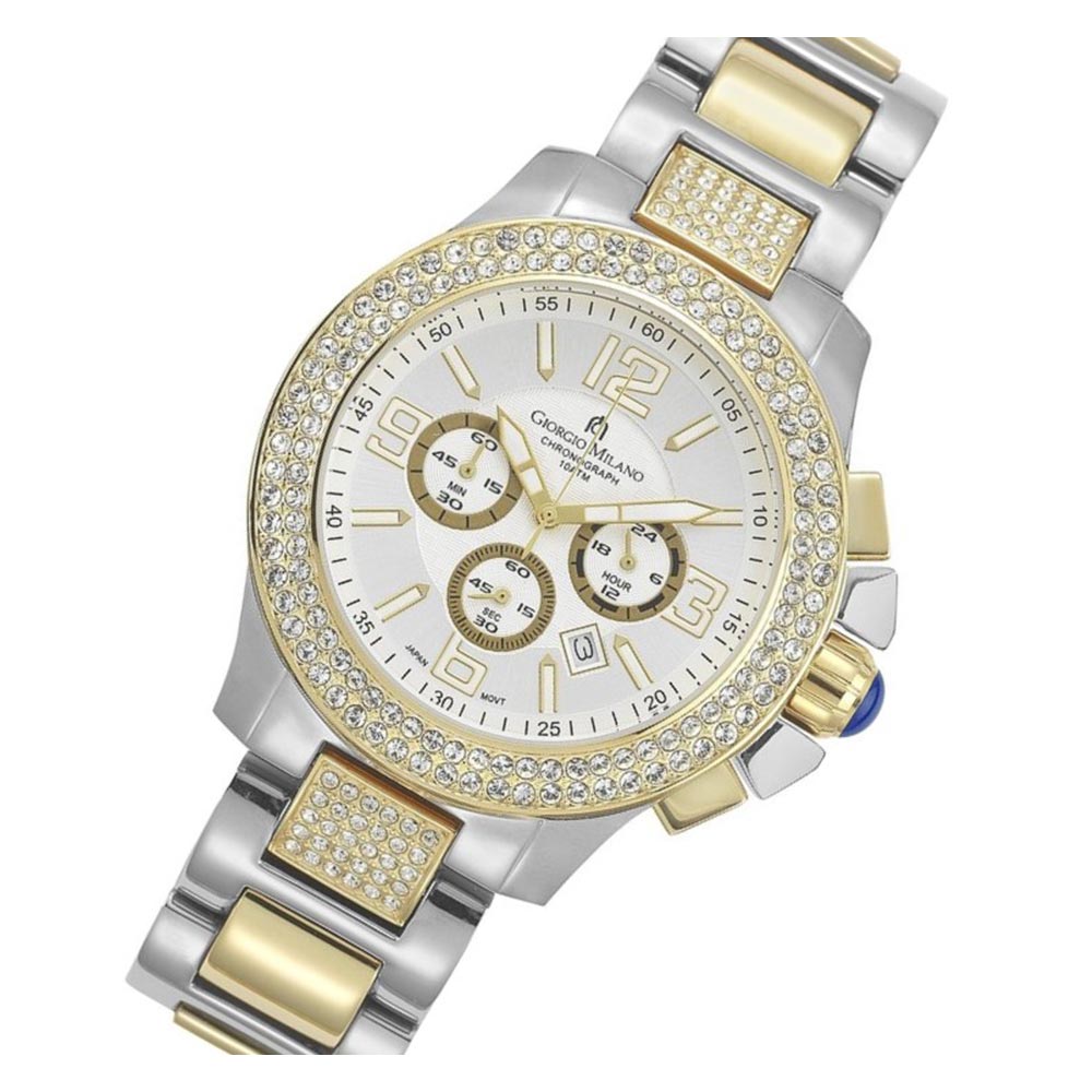 Giorgio Milano Gold Steel Chronograph Unisex Watch - 839STG02