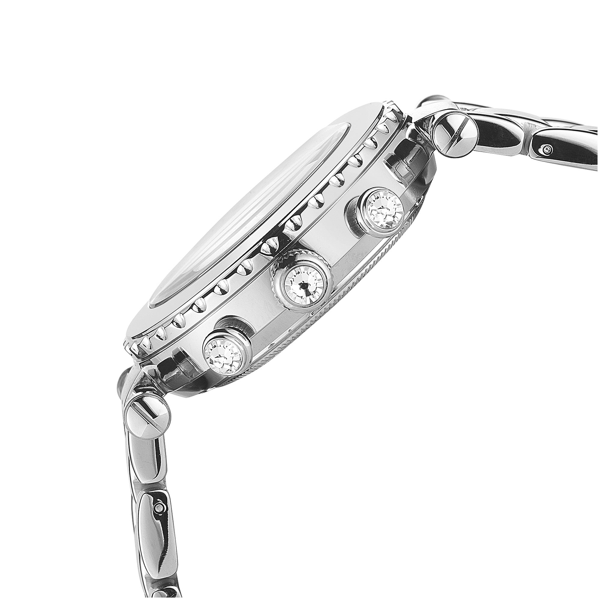 Giorgio Milano Stainless Steel Silver White Dial Chronograph Women's Watch - 950ST02