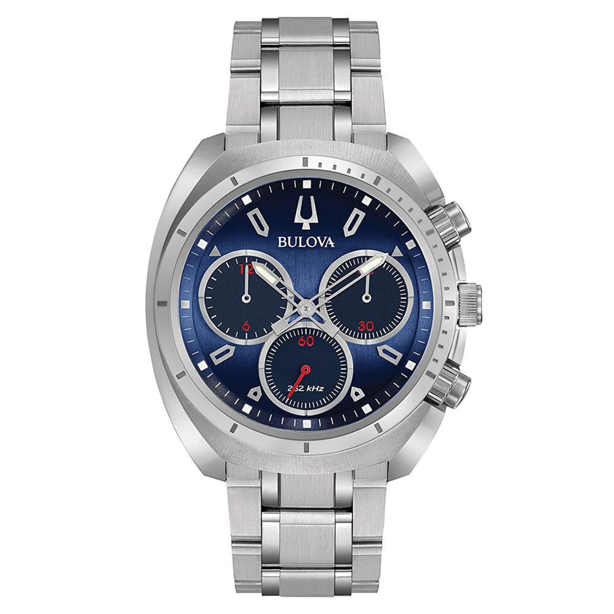 Bulova Curv Gents Chronograph Stainless Steel Men's Watch - 96A185