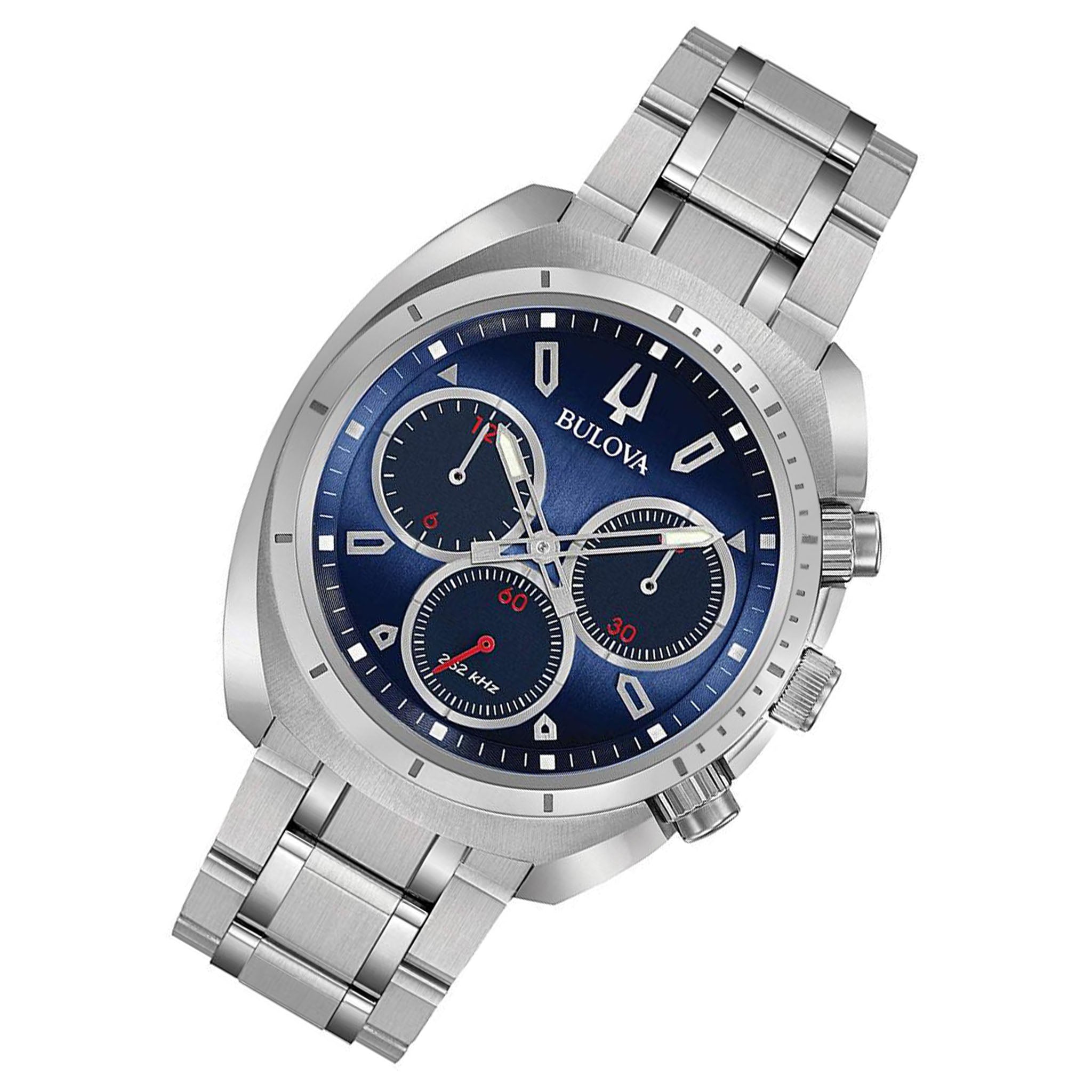 Bulova Curv Gents Chronograph Stainless Steel Men's Watch - 96A185