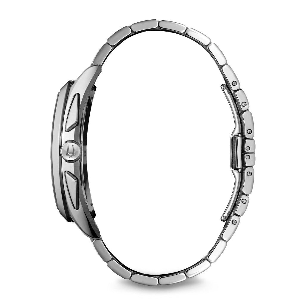 Bulova Curv Gents Chronograph Stainless Steel Men's Watch - 96A186