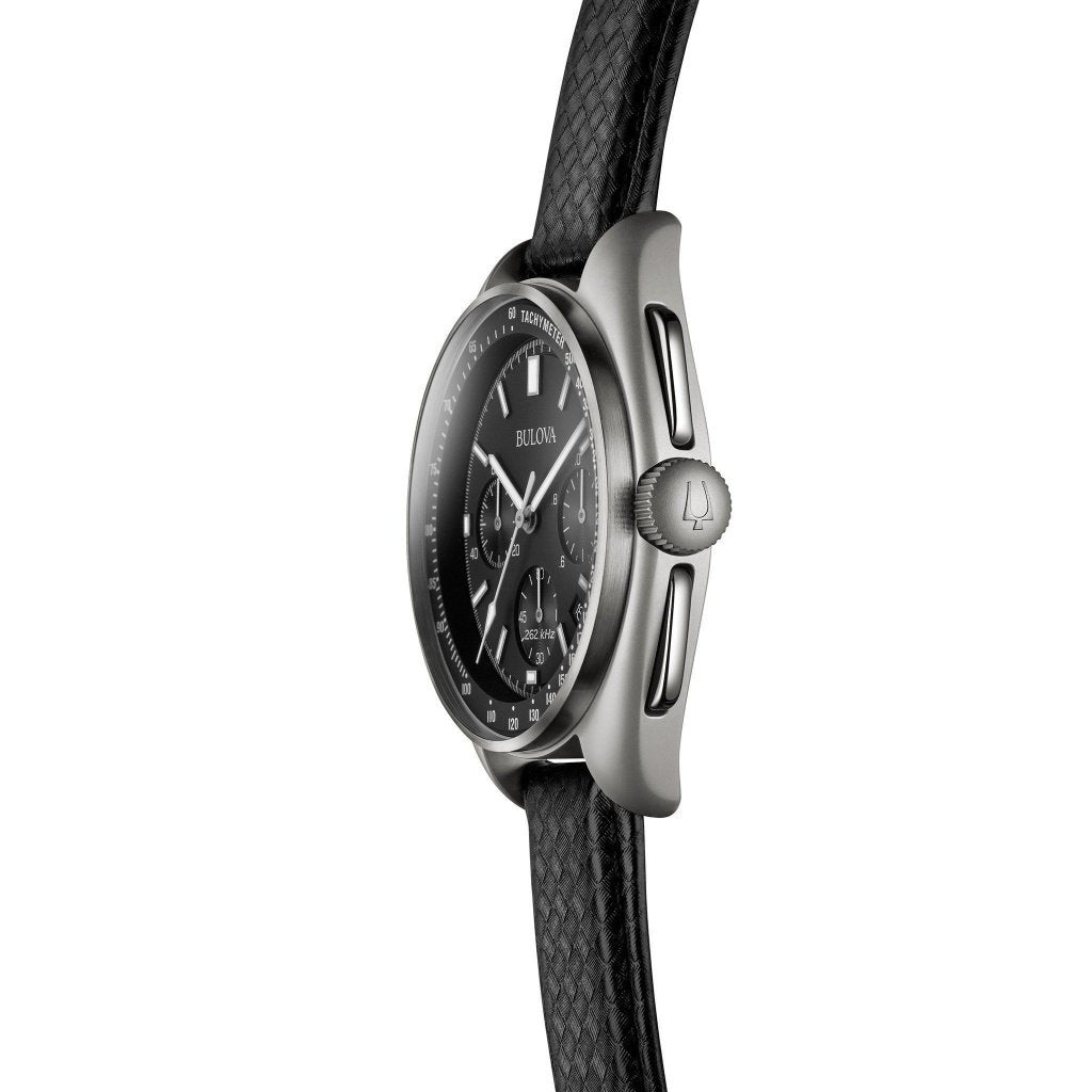 Bulova The Lunar Pilot Special Edition Leather Gift Set Men's Watch - 96B251