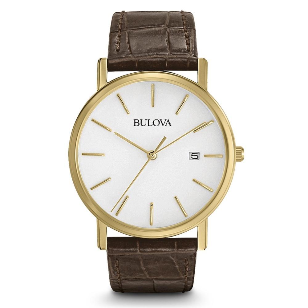 Bulova Gents Surveyor Classic Leather Men's Watch - 97B100