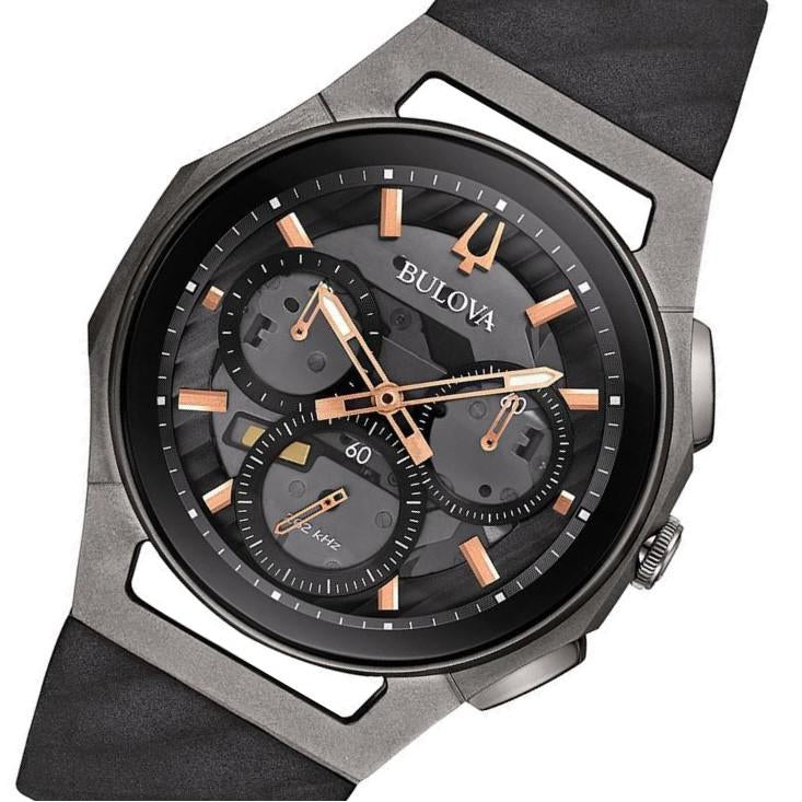 Bulova Curv Gents Chronograph Titanium Men's Watch - 98A162