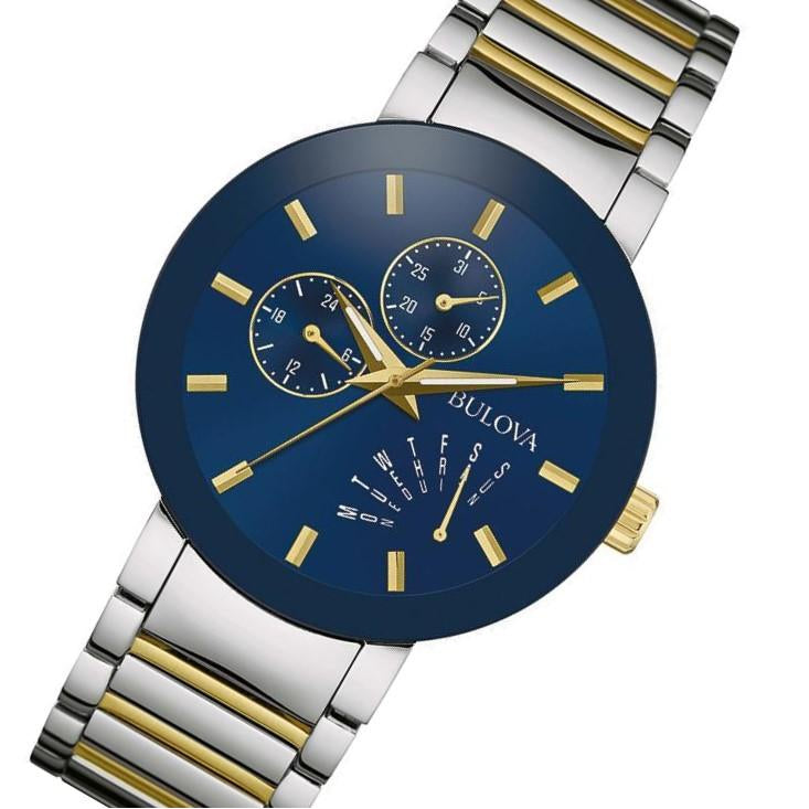 Bulova Gents Modern Multi Function Dual Tone Steel Men's Watch - 98C123