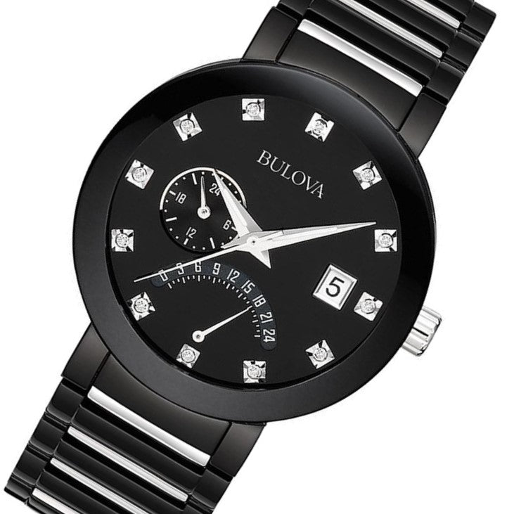 Bulova Gents Modern Multi Funciton Luxe Diamond Men's Watch - 98D109