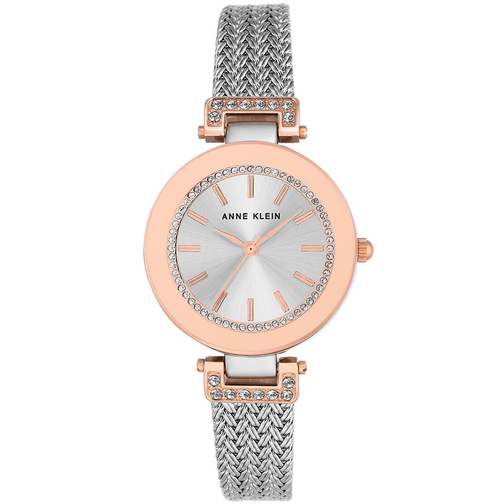 Anne Klein Rose Gold Mesh Ladies Watch - AK1907SVRT