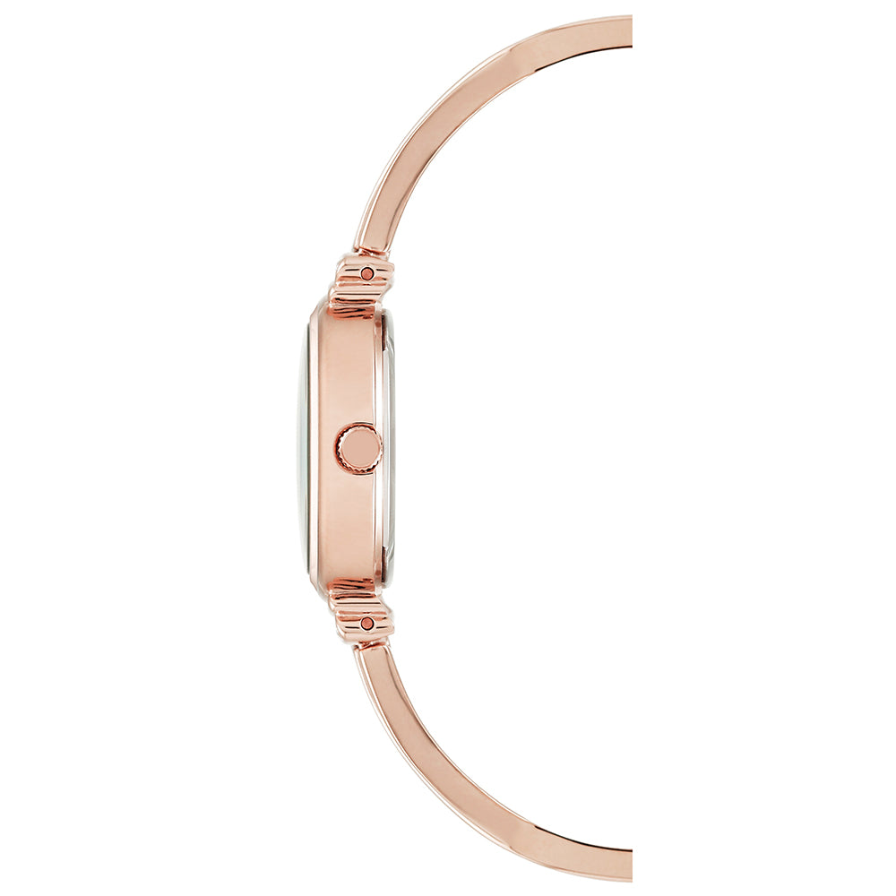 Anne Klein Swarovski Crystal Accents Pink Bangle Women's Watch - AK2216BLRG