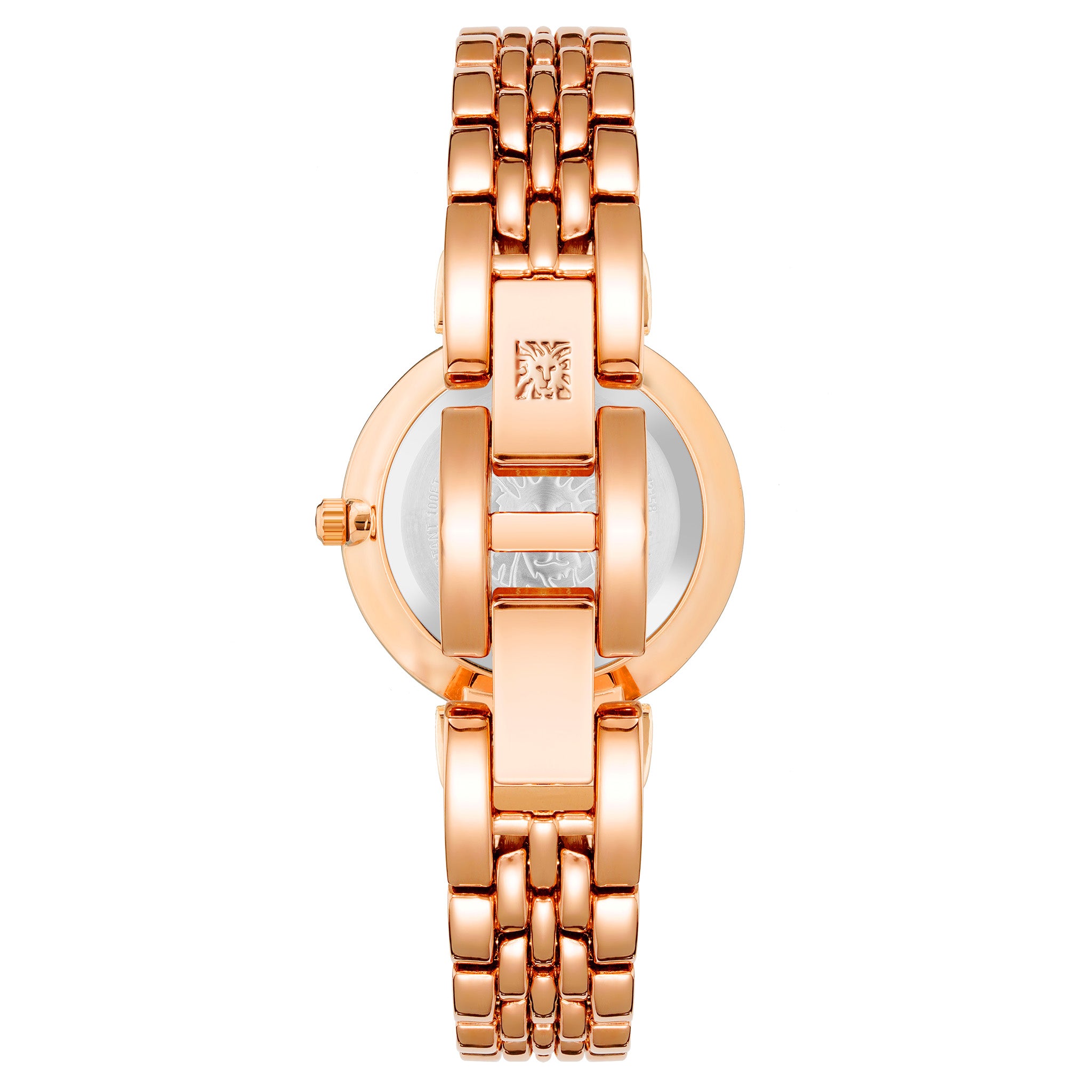 Anne Klein Rose Gold Band Green Dial Women's Watch - AK2158GNRG