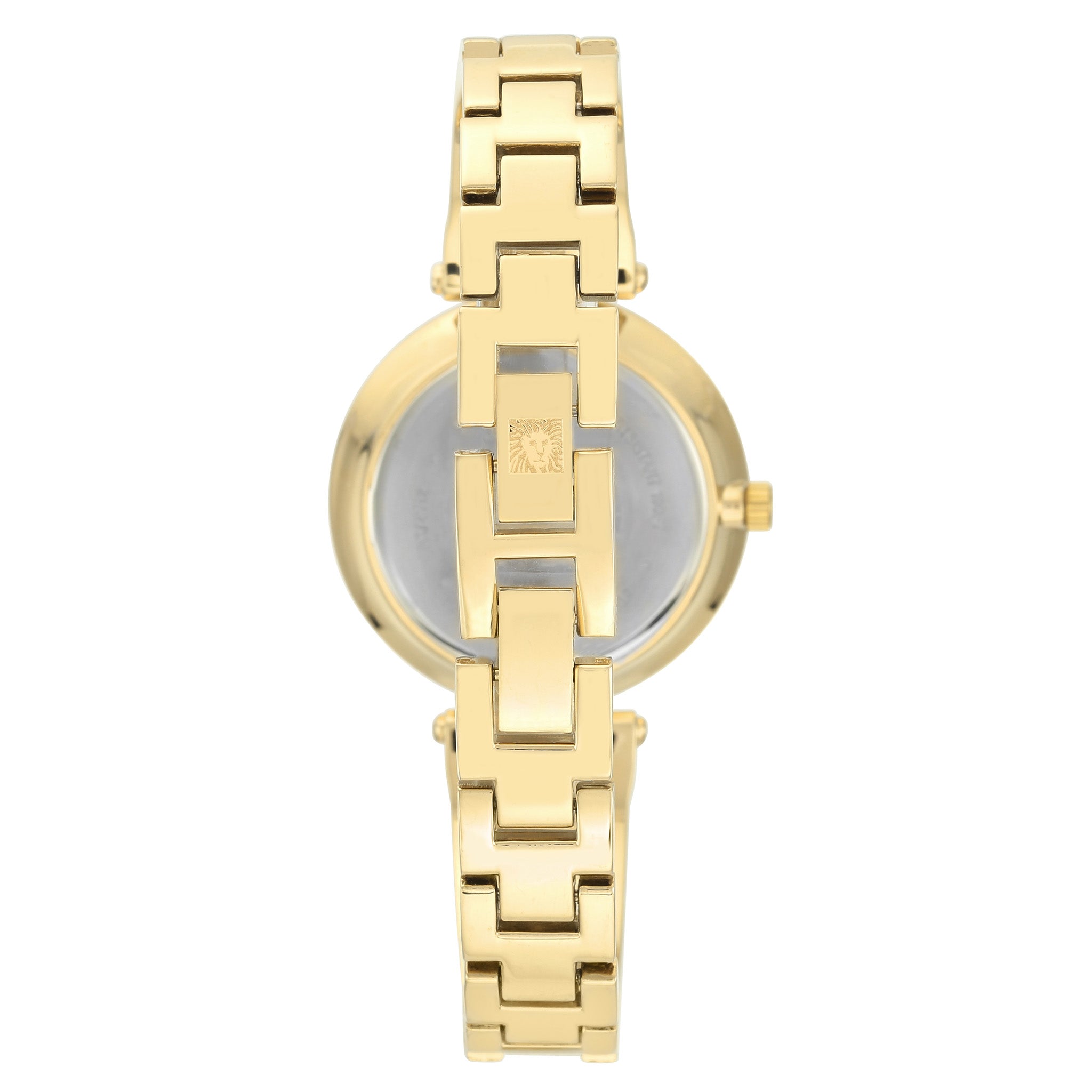 Anne Klein Gold with Light Pink Marble Band Blush Mother of Pearl Dial Women's Watch - AK2512LPGB