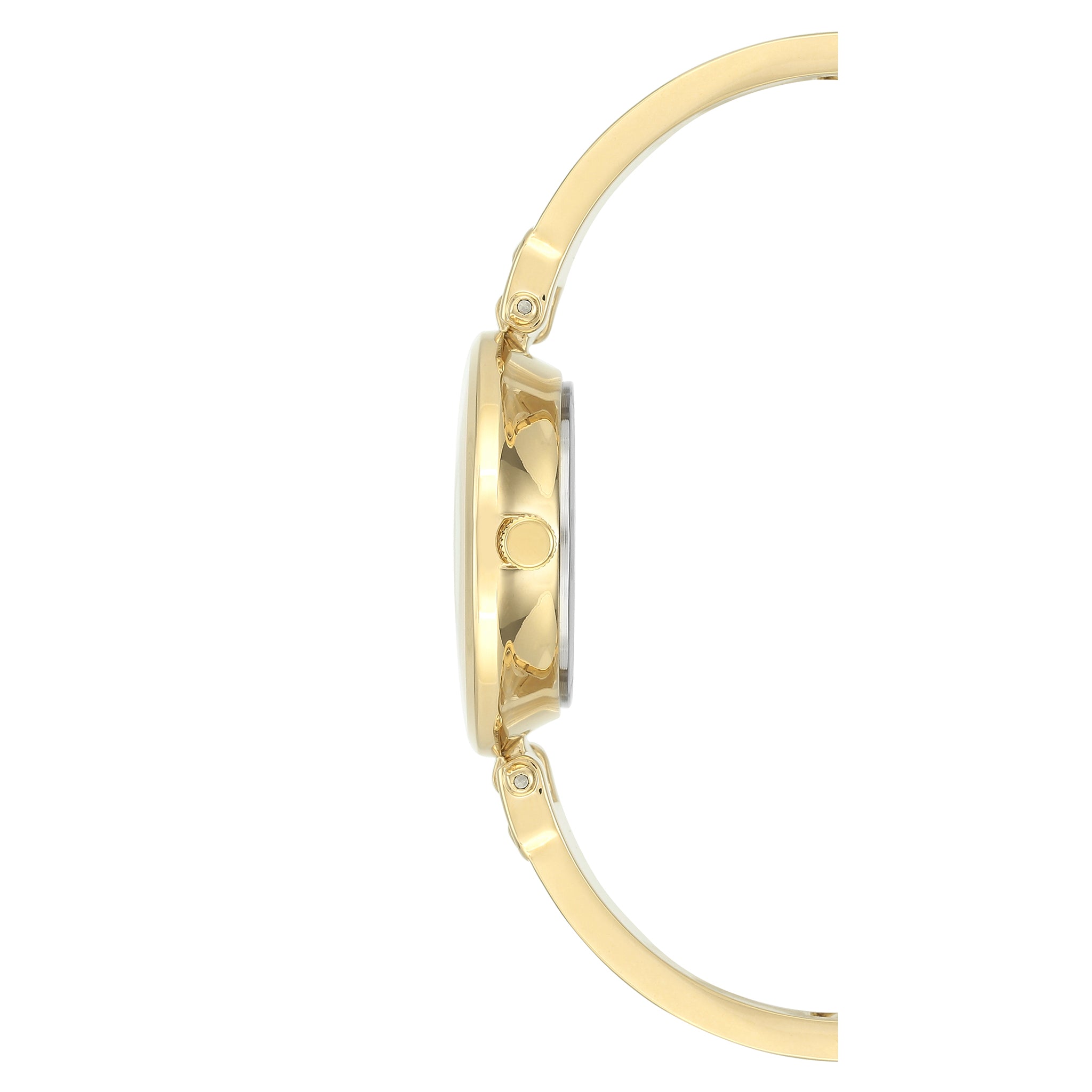 Anne Klein Gold with Light Pink Marble Band Blush Mother of Pearl Dial Women's Watch - AK2512LPGB