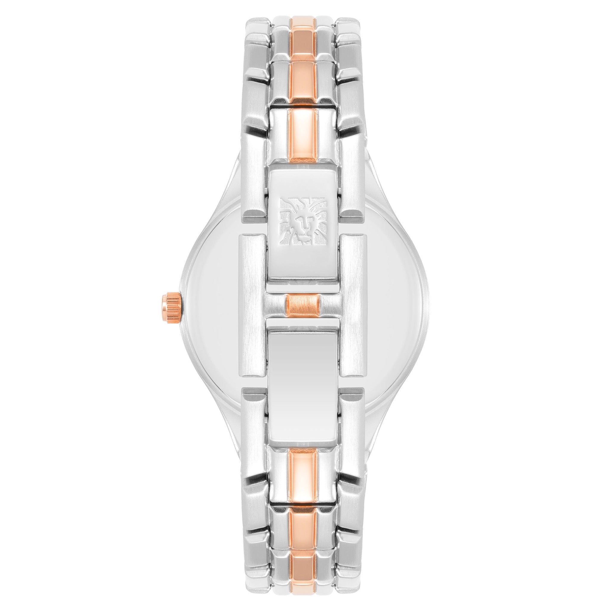 Anne Klein Two-Tone Band Silver Dial Women's Watch - AK4061SVRT