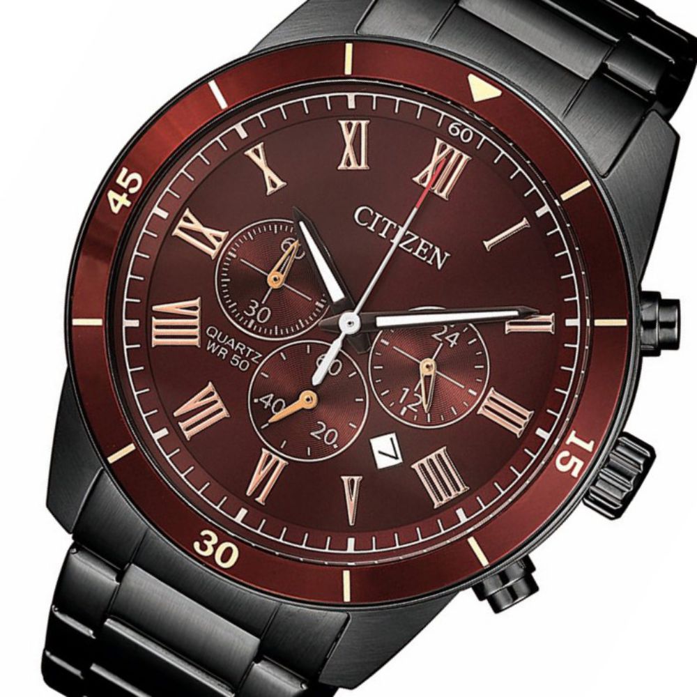 Citizen Black Steel Men's Watch - AN8167-53X