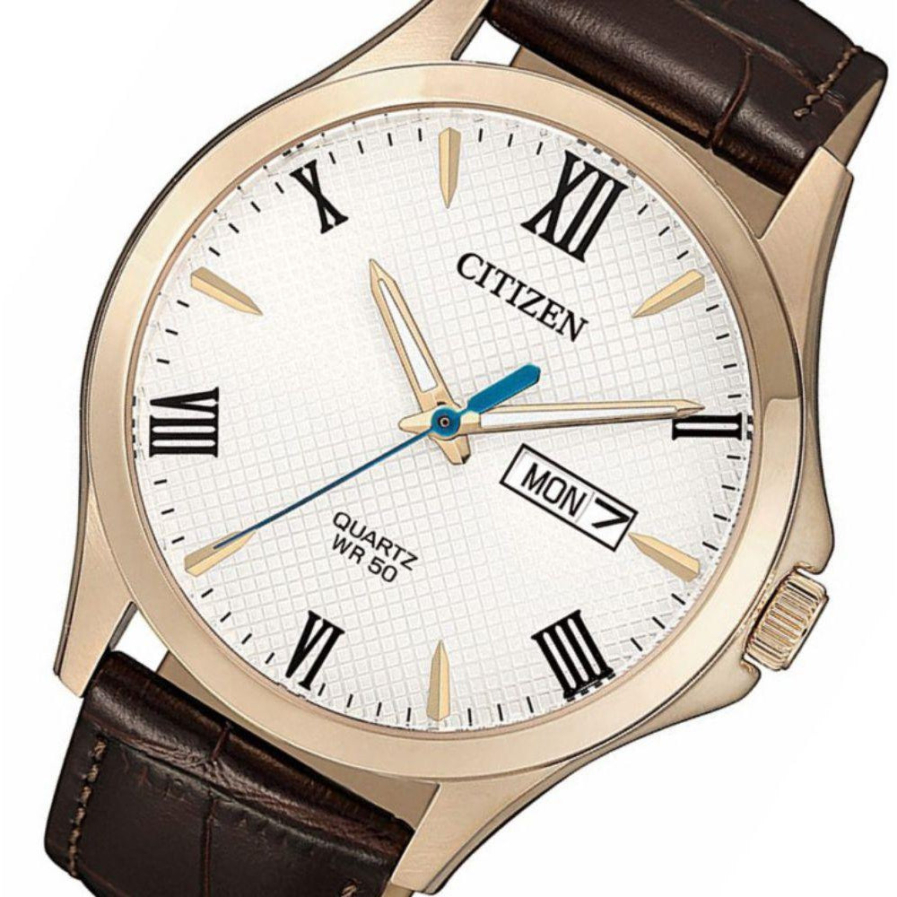 Citizen Brown Leather Men's Watch - BF2023-01A