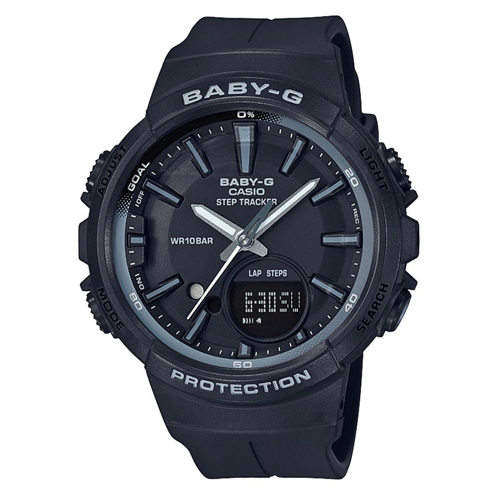 Casio Baby G Step Tracker Digital Analog Ladies Watch - BGS100SC-1A