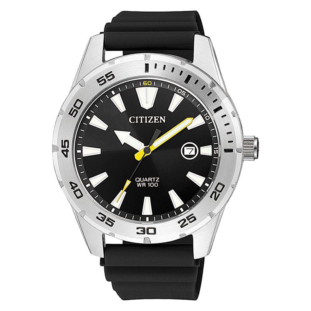 Citizen Black Silicone Men's Watch - BI1041-31E