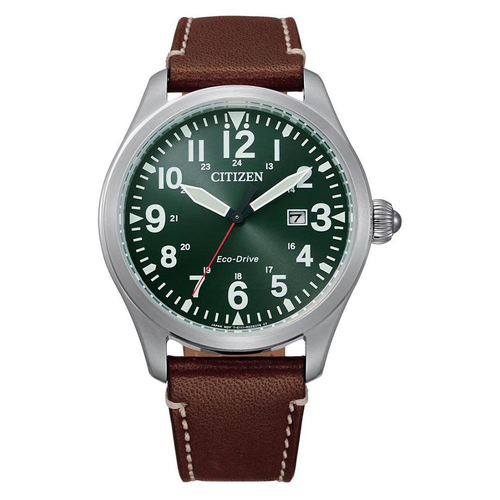 Citizen Brown Leather Men's Solar Watch - BM6838-25X