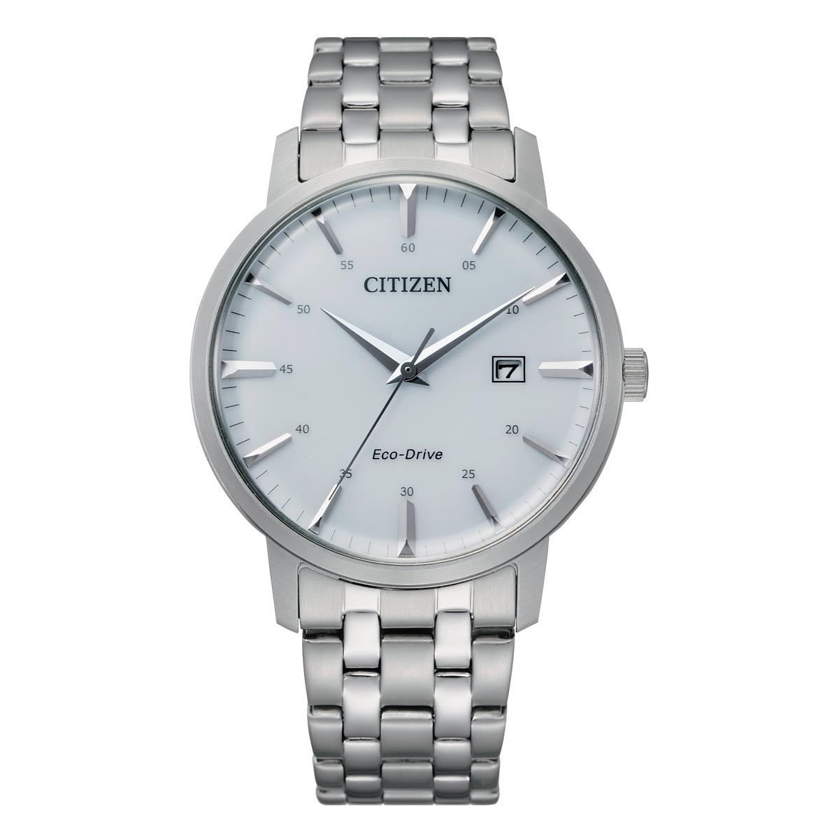 Citizen Silver Steel Men's Eco-Drive Solar Watch - BM7460-88H