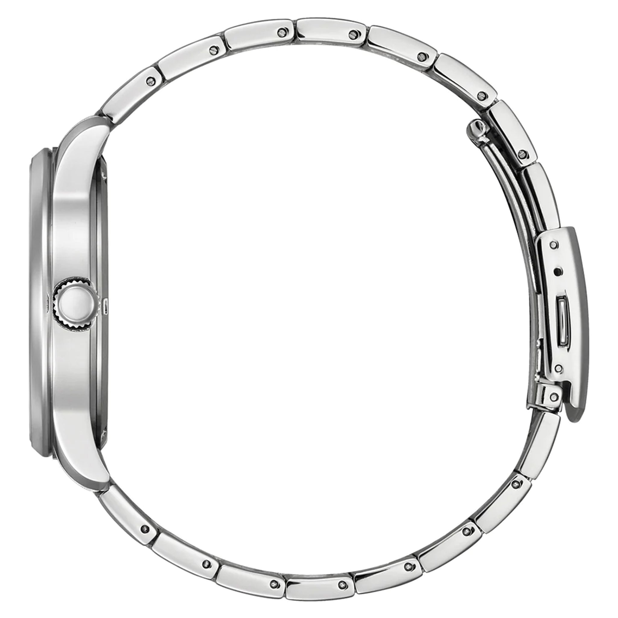 Citizen Silver Steel White Dial Solar Men's Watch - BM8550-81A