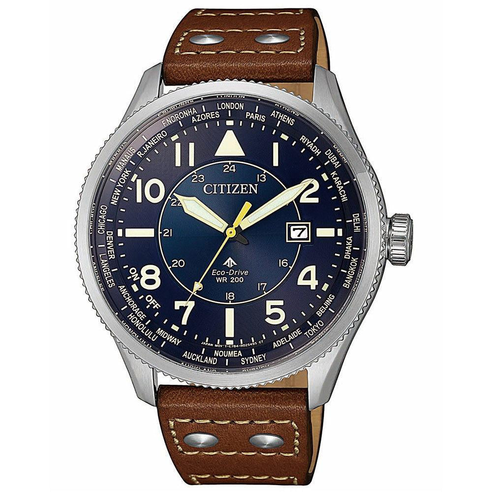 Citizen Promaster Leather Men's Eco-Drive Watch - BX1010-11L