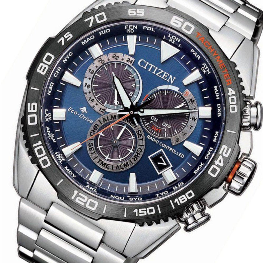 Citizen Promaster Steel Men's Eco-Drive Watch - CB5034-82L