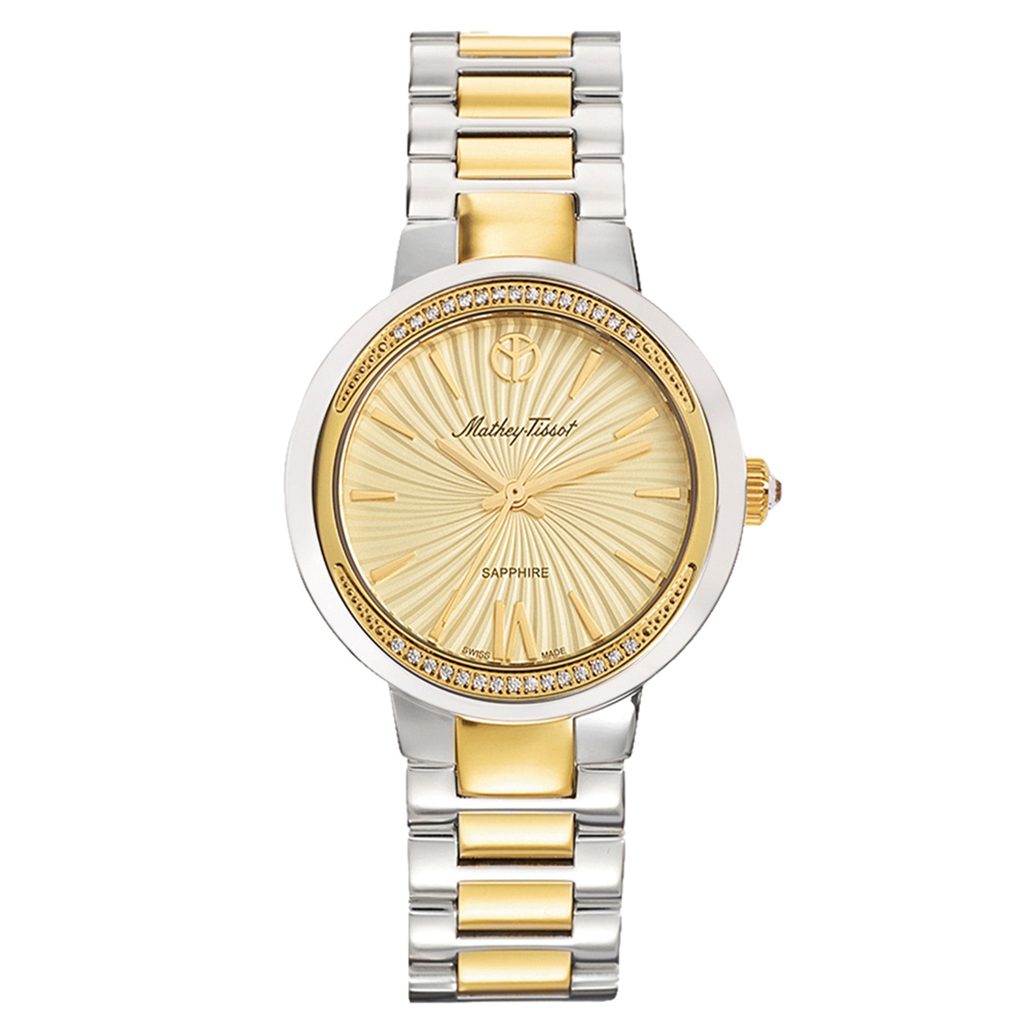 Mathey-Tissot Lucrezia Two-Tone Steel Swiss Made Women's Watch - D3082BDI