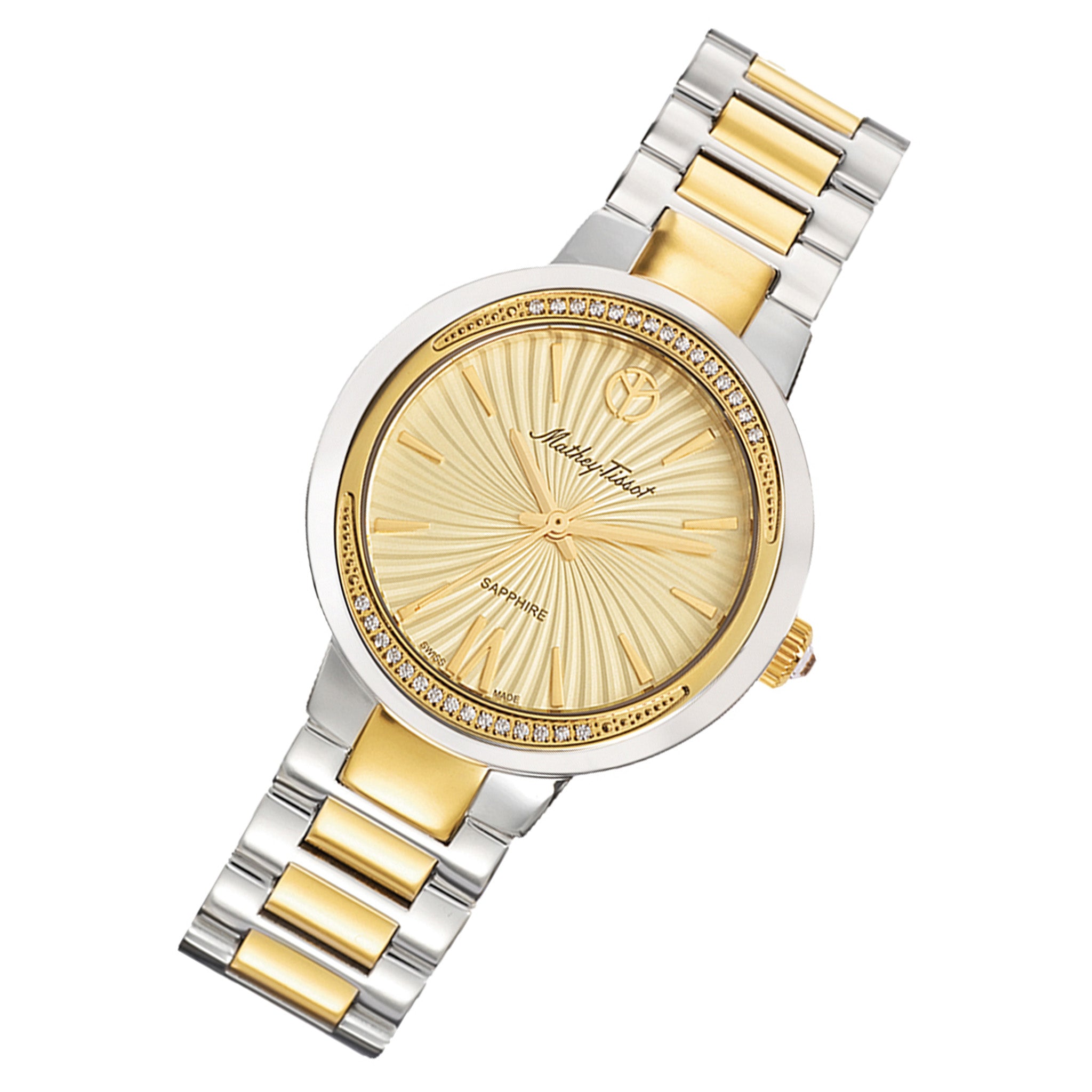 Mathey-Tissot Lucrezia Two-Tone Steel Swiss Made Women's Watch - D3082BDI