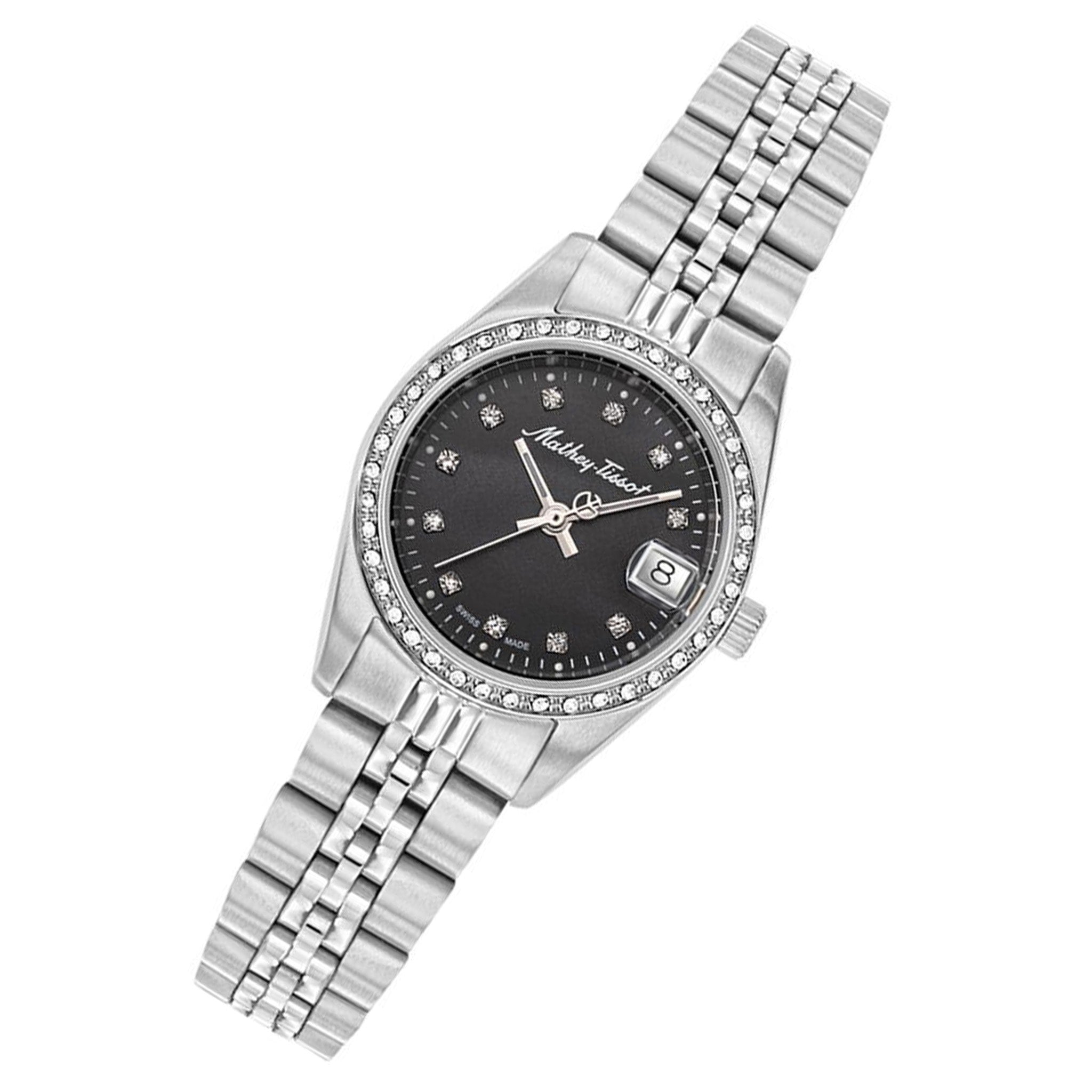 Mathey-Tissot Mathy IV Stones 26 mm Stainless Steel Swiss Made Women's Watch - D709AQN