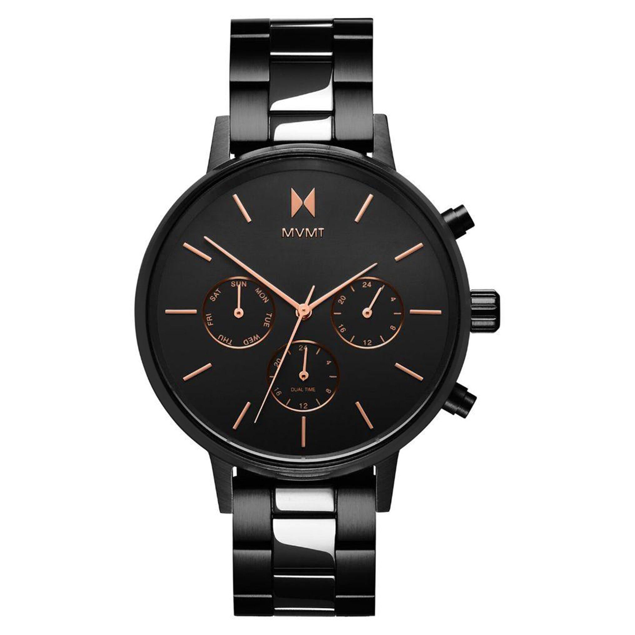 MVMT Black Steel Multi-function Women's Watch - DFC01BL